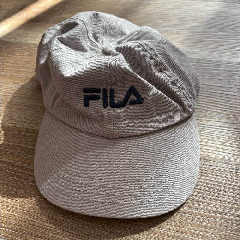 Fila Gray Cotton Cap